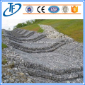 Gabion box for rock fall protection